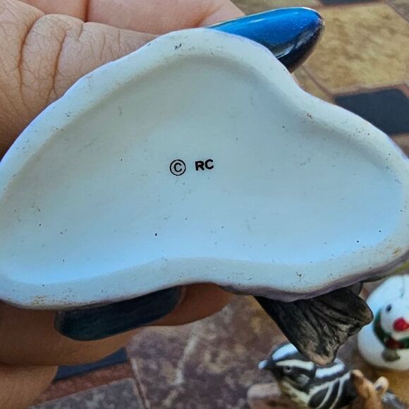 1980's Vintage Japanese Porcelain Birds Lot, Flawed - Picture 4 of 4